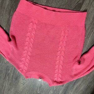 St. John's Bay Vibrant Pink Knit Sweater